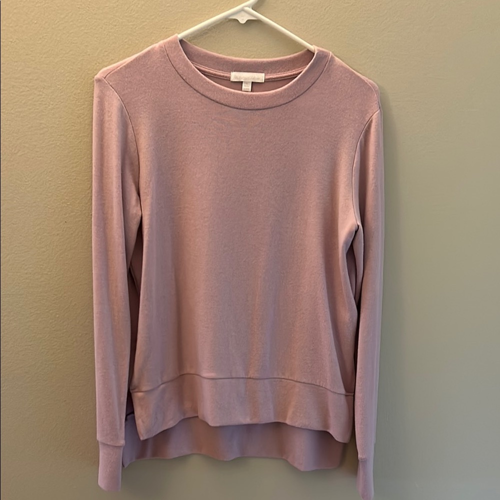 Beyond Yoga Pink Relaxed Crewneck Sweatshirt
